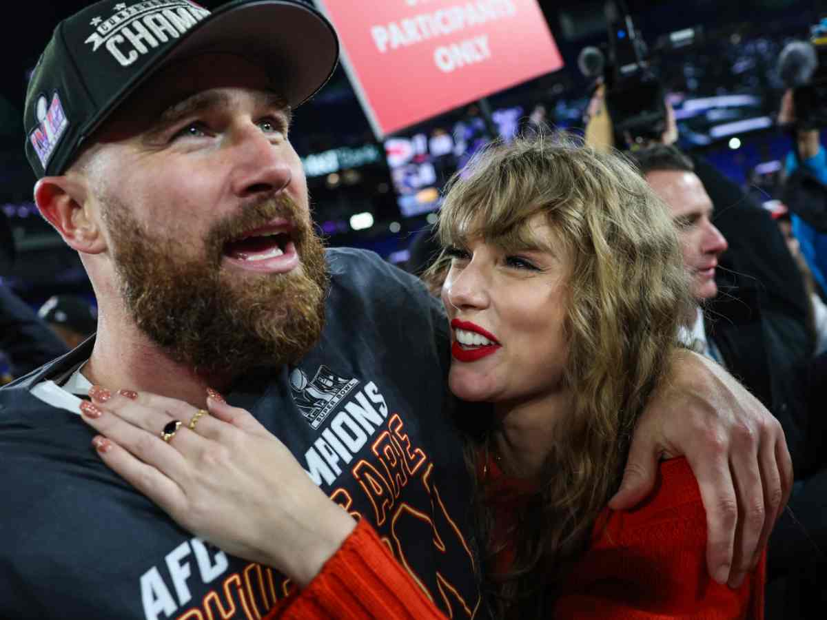 Travis Kelce breaks Rule No.1 of dating Taylor Swift as tight end is caught on camera clicking photos with female fans