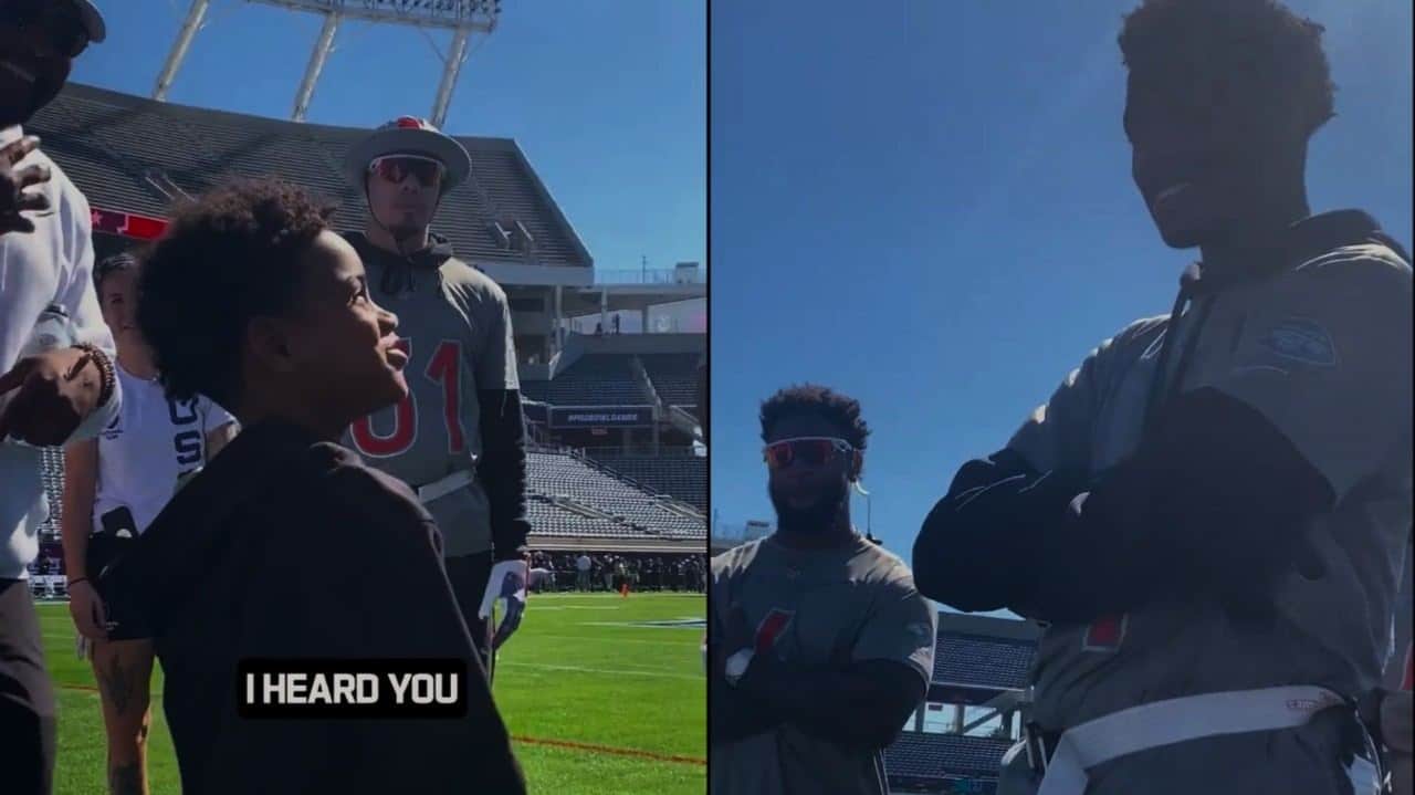 WATCH: “Look what happened..” – Trevon Diggs’ son publicly ROASTS Sauce Gardner over Stefon Diggs trash-talk