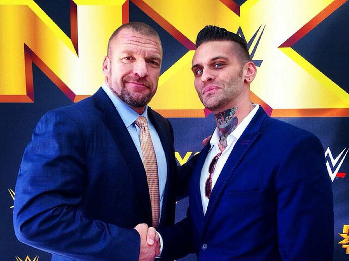 Triple H and Corey Graves