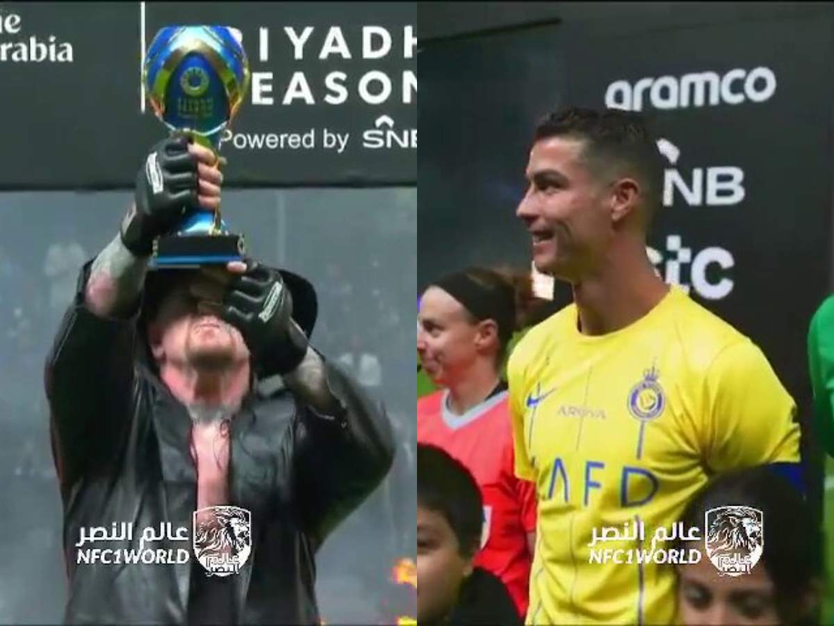 Wrestling fans go crazy after The Undertaker makes shocking appearance at Al-Nassr vs. Al-Hilal game