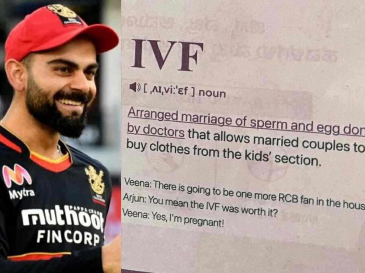 “One more RCB fan in the house,” how an IVF advertisement humorously uses RCB’s popularity, sending social media into a frenzy