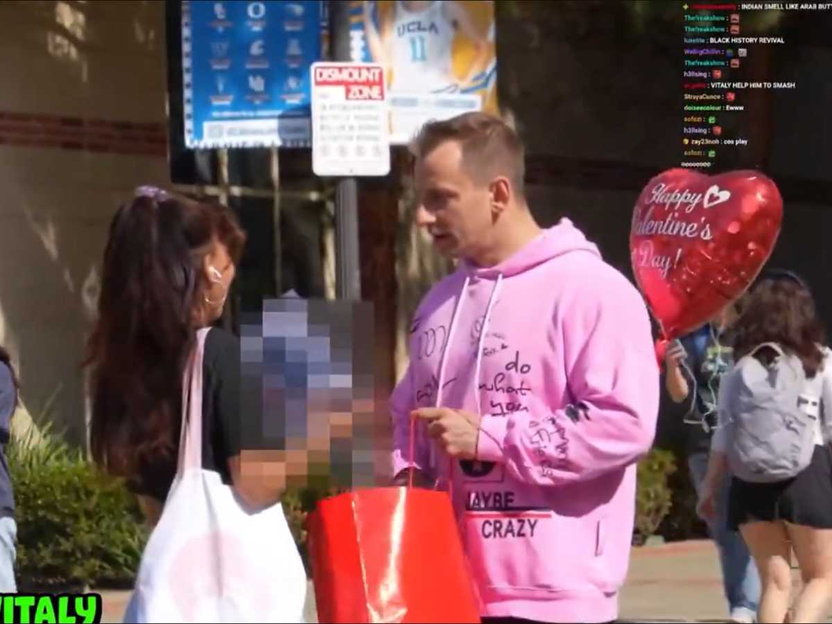 Watch: Vitaly gifts an adult toy to a girl on Valentine’s Day