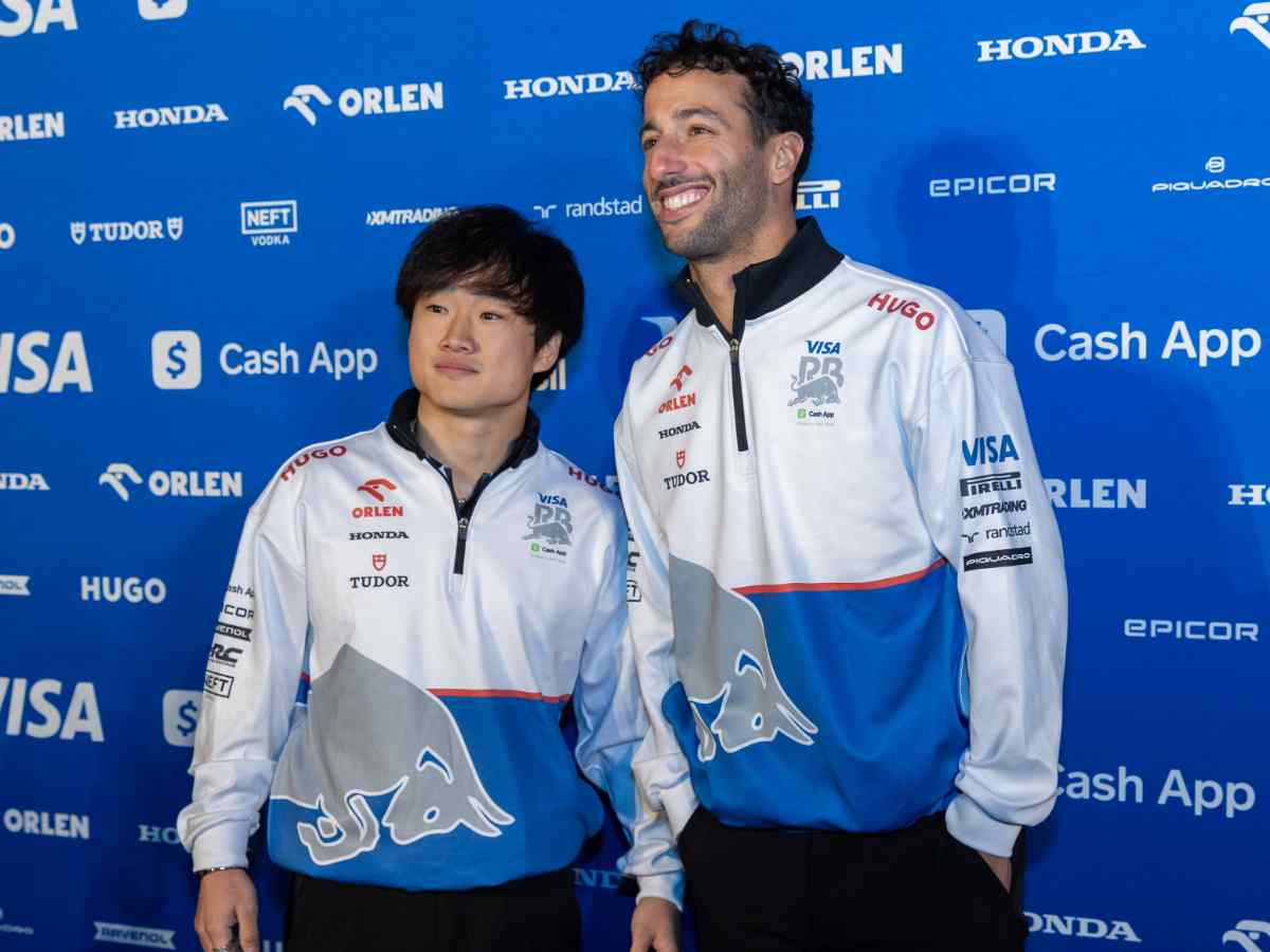 Yuki Tsunoda and Daniel Ricciardo