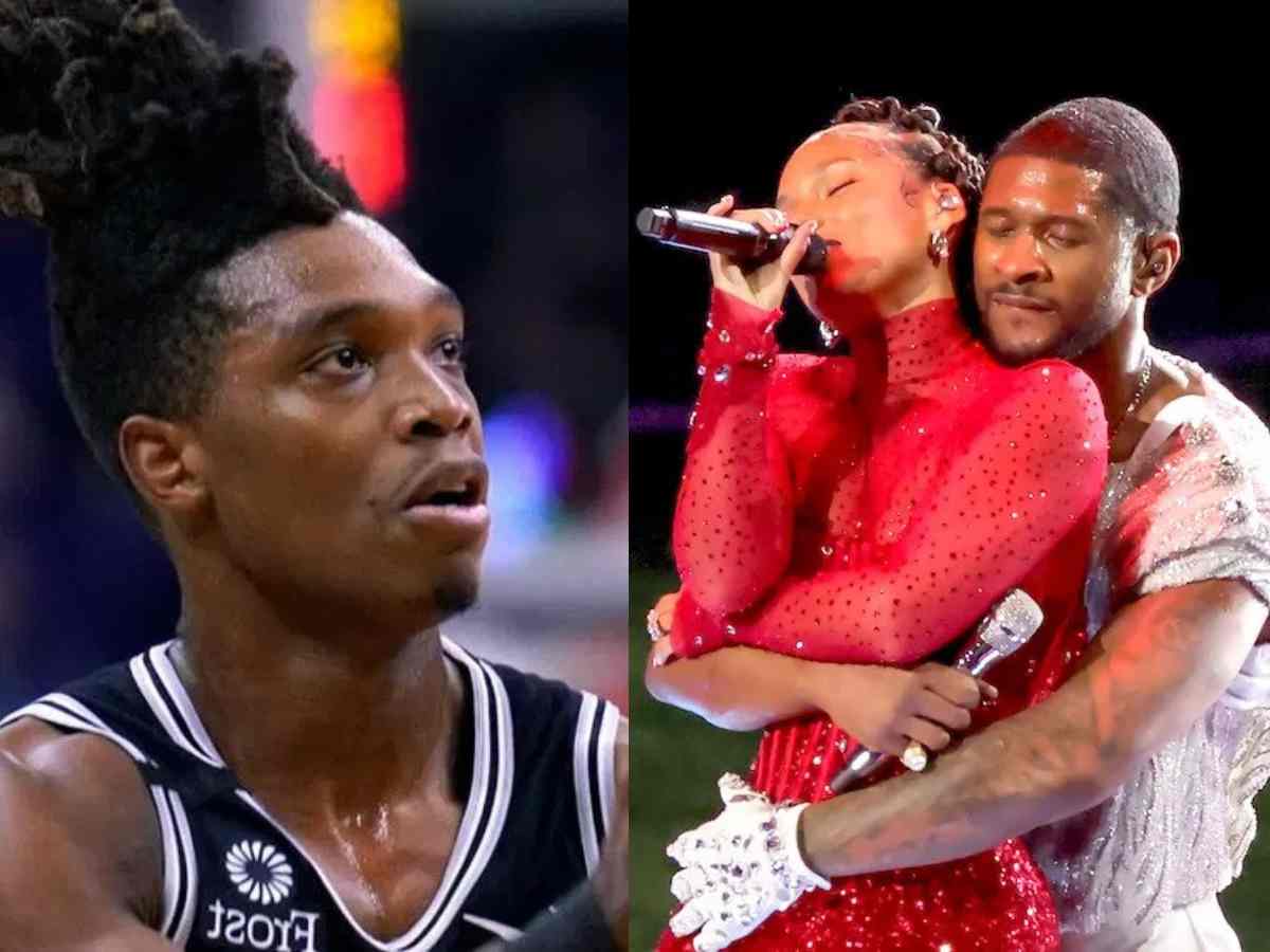 “You can’t be touching on Alicia Keys!” Usher warned for intimate moment with Swizz Beats’ wife at Super Bowl show by Brooklyn Nets star