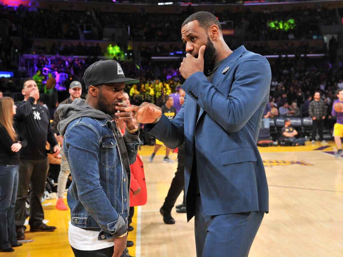 LeBron James with Rich Paul (Via The Spun)