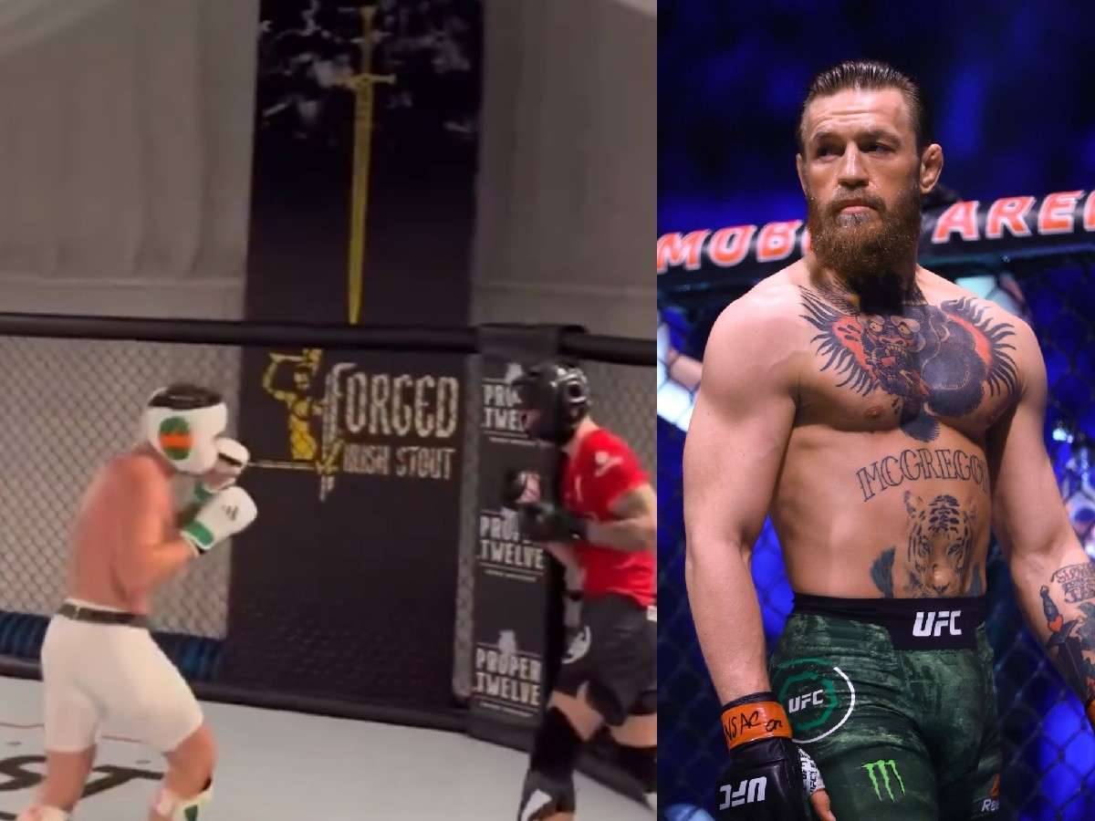 “Looks good because he’s the best in the gym” – MMA community CRITIQUE Conor McGregor for training with ‘inferior’ talents