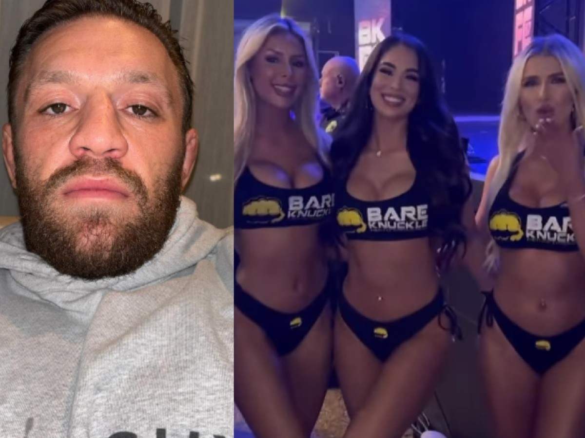 “Dawg you’ve got wife and kids” – BKFC ring girls flaunting bodies for Conor McGregor after whiskey sponsorship has fans in splits