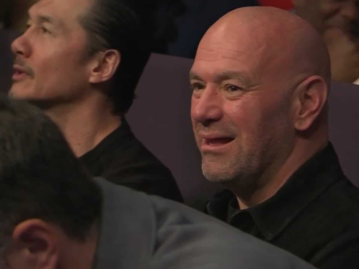 Fight fans react to Dana White at Conor Benn vs. Peter Dobson boxing fight