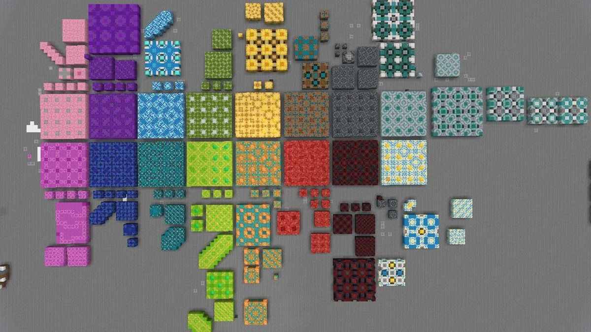 Glazed Terracotta Minecraft