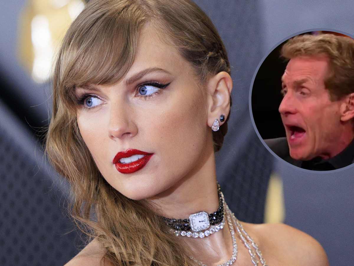 “You’re too old for this!” – Skip Bayless getting excited about Taylor Swift winning her 14th Grammy doesn’t sit well with NFL fans