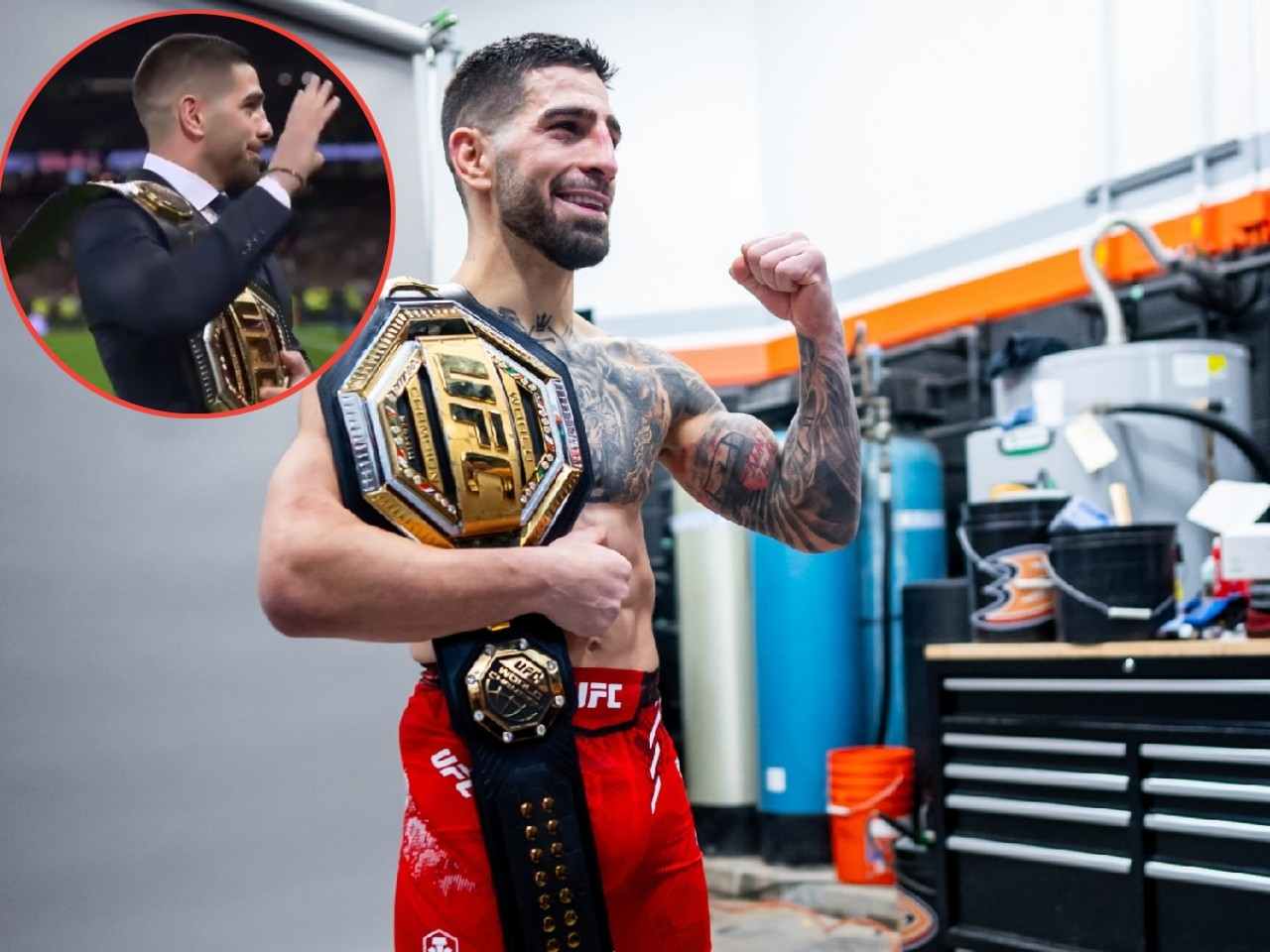 WATCH: “This is actually INSANE” – 80,000 Spanish fans welcome UFC champion Ilia Topuria shocking fight fans around world