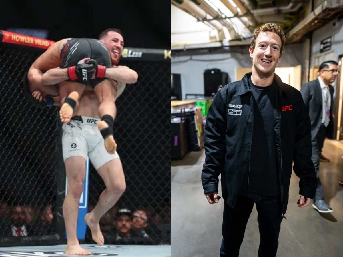 WATCH: “F**k your Olympic medal” – Merab Dvalishvili carries Henry Cejudo to Billionaire Mark Zuckerberg and body slams at UFC 298