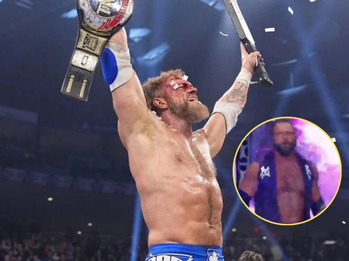 WATCH: Former WWE star returns to AEW and challenges Adam Copeland for a title match on Collision