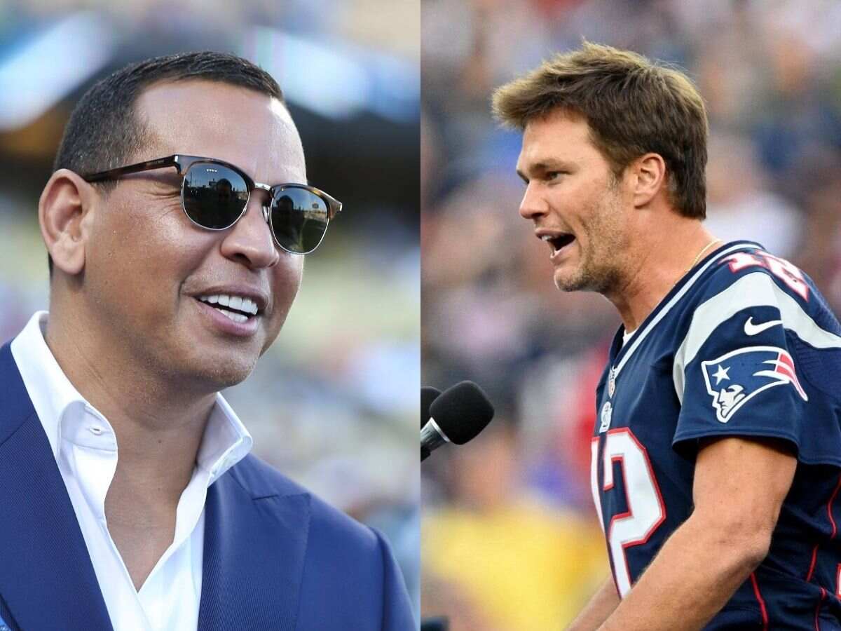 Alex Rodriguez and Tom Brady