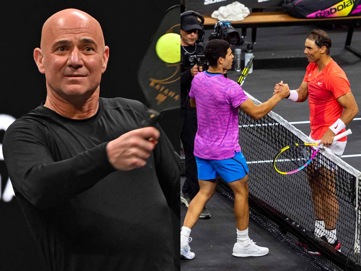 “I have no chance against them,” Andre Agassi bets on Rafael Nadal and Carlos Alcaraz’s prowess intimidating his on-court heroics