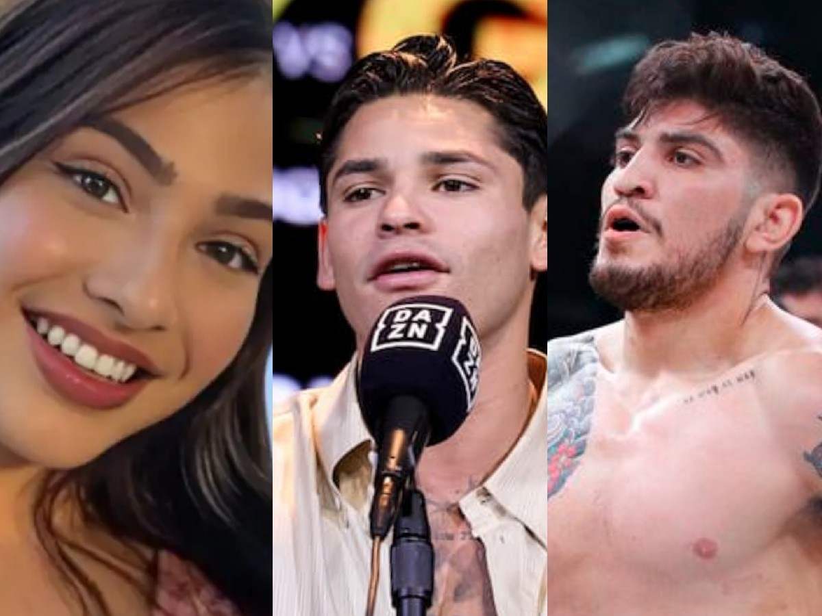 Andrea Celina, Ryan Garcia and Dillon Danis 