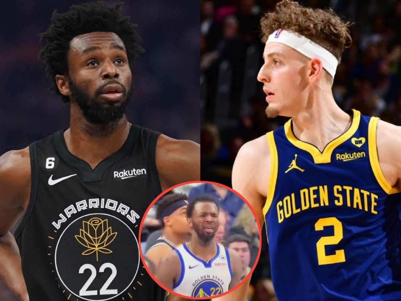 WATCH: Teammates Andrew Wiggins and Brandin Podziemski get HEATED during Spurs vs. Warriors game