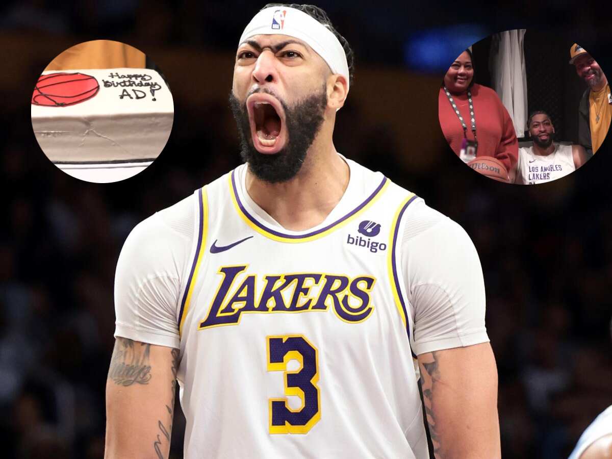 WATCH: Anthony Davis gets WHOLESOME birthday surprise from parents after historic night