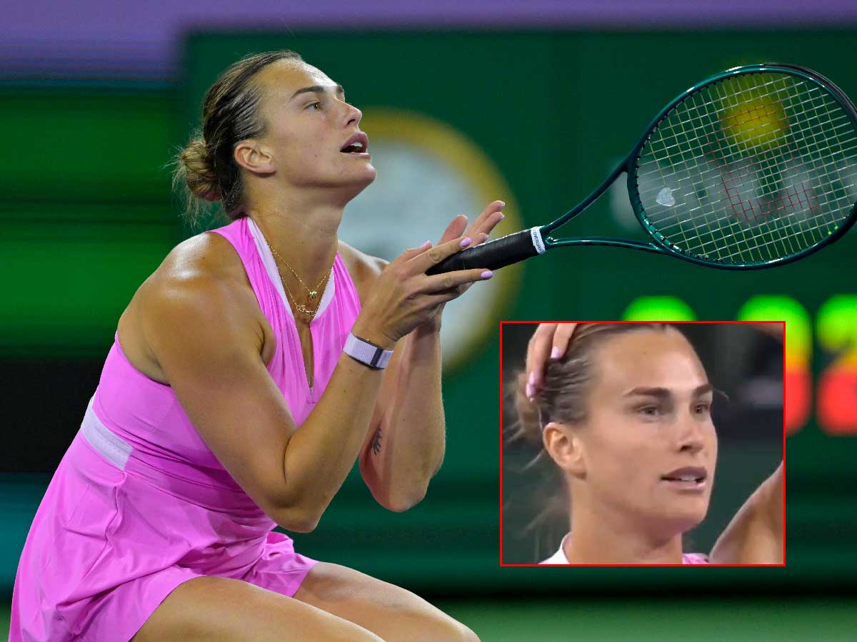 WATCH Aryna Sabalenka's unreal reaction to Peyton Stearns massive