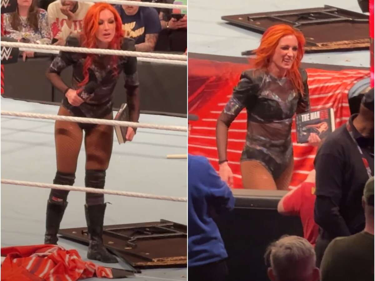 Becky Lynch gifts her book to a nine-year-old Logan