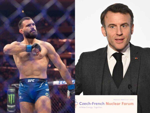 French President Emmanuel Macron responds to Benoit Saint-Denis' post-fight statement