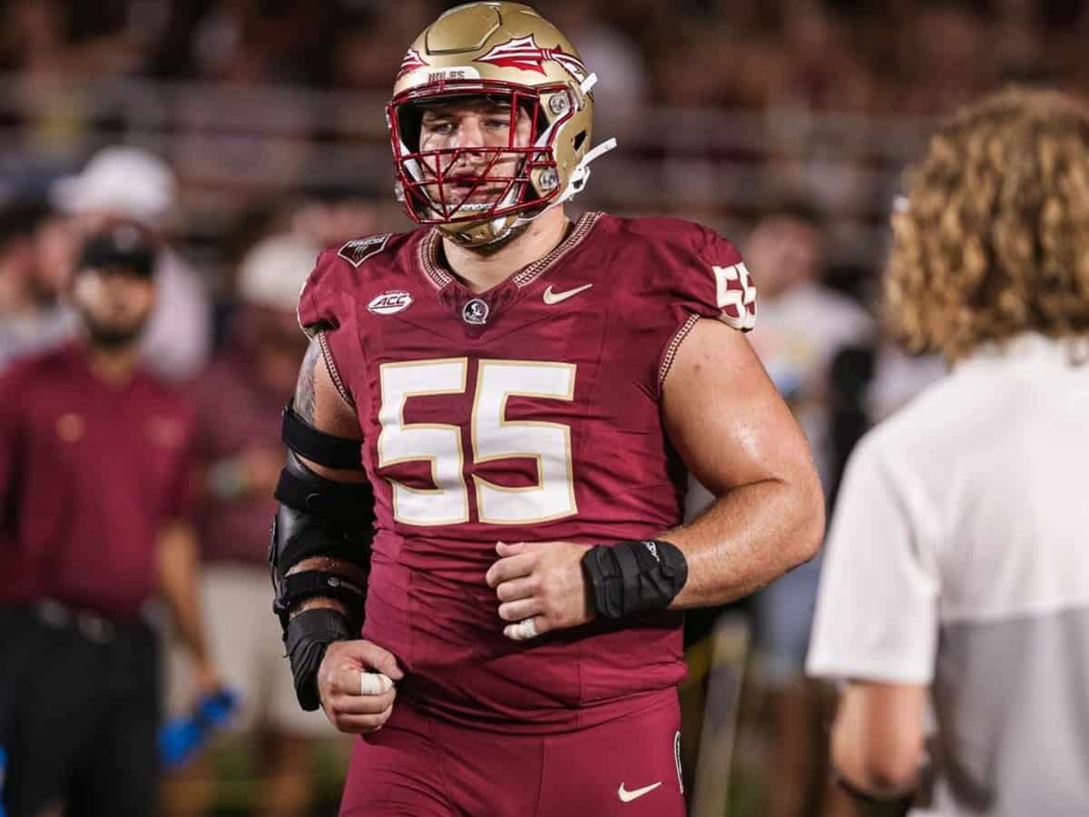 WATCH "Oh yeah" FSU DL Braden Fiske's epic reaction at the end of