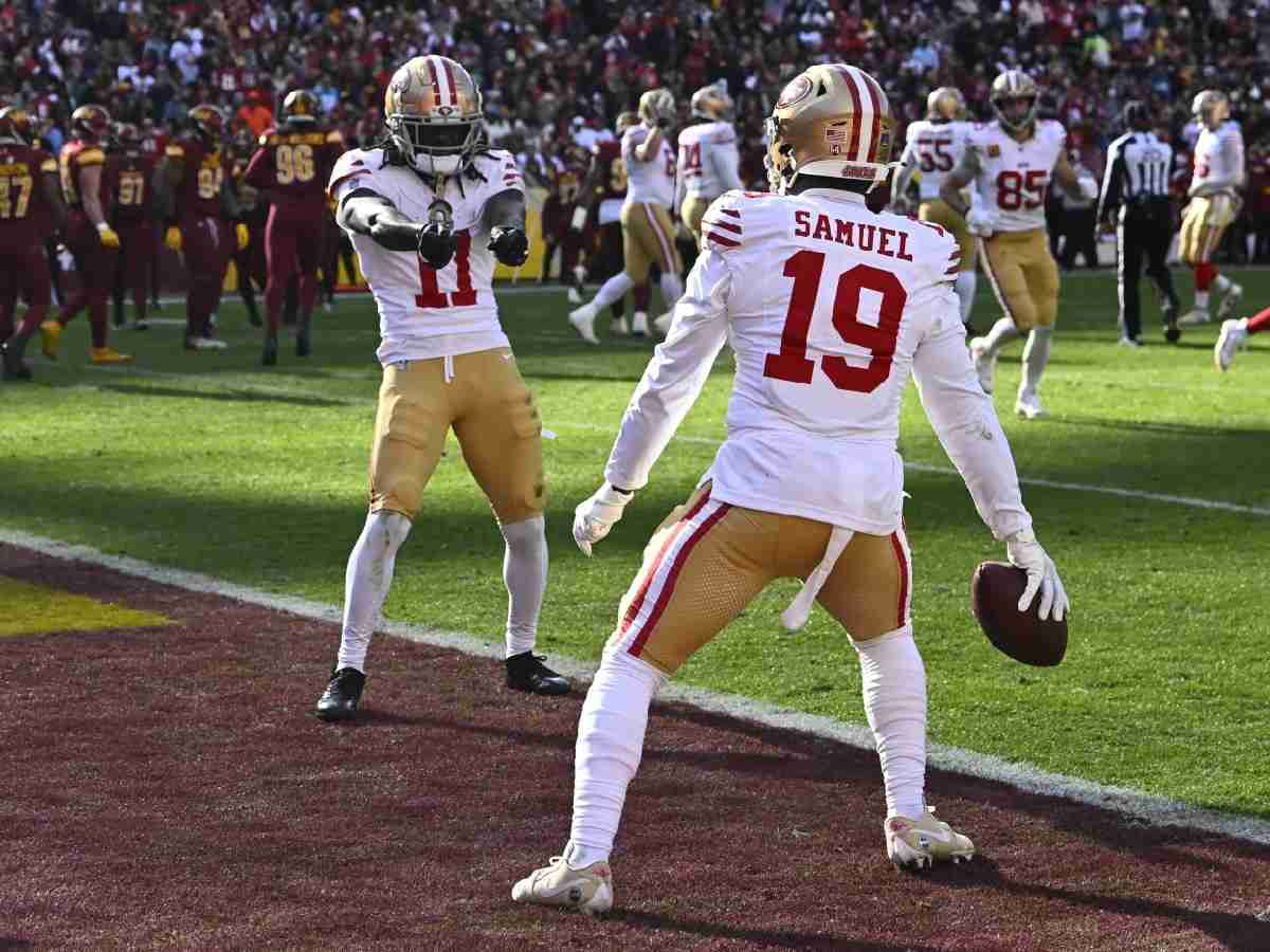 "Don’t see him leaving," Deebo Samuel highly confident that 49ers won't let Brandon Aiyuk slip away