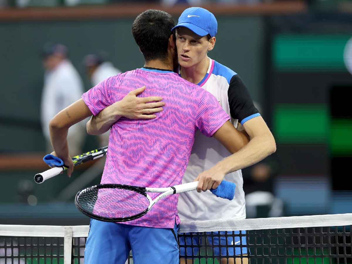 “Very happy to beat a rival in spectacular form,” Carlos Alcaraz is over the moon after a “brutal battle” with an in-form Jannik Sinner at the Indian Wells semifinals