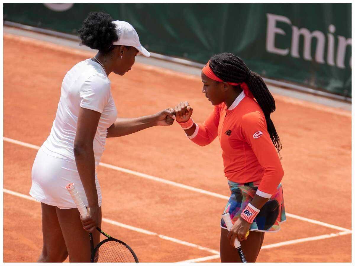 Coco Gauff and Venus Williams