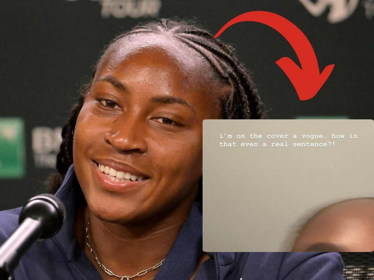 “How is that even a real sentence?!” Coco Gauff gushes over her recent Vogue cover as she shares the unbelievable moment with her fans