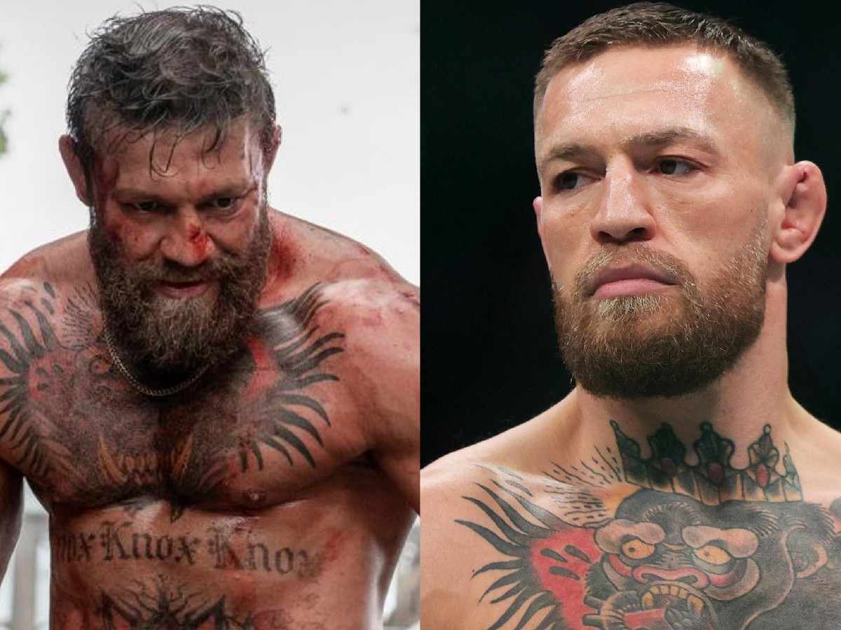 Conor McGregor from Road House (L) - from the UFC (R)