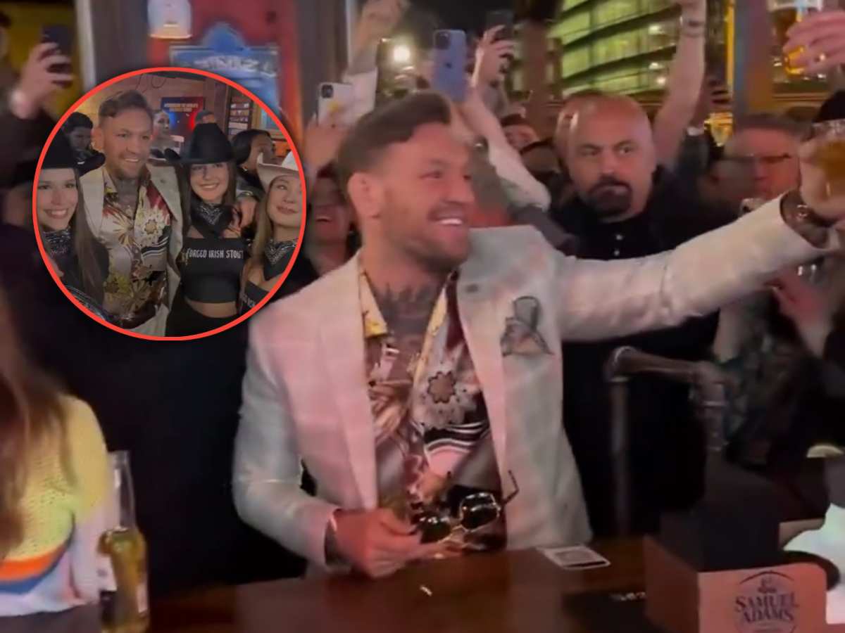 WATCH: Conor McGregor enjoys UFC 299 in New York bar packed with fight fans