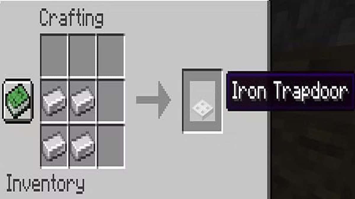 Crafting Iron Trapdoors