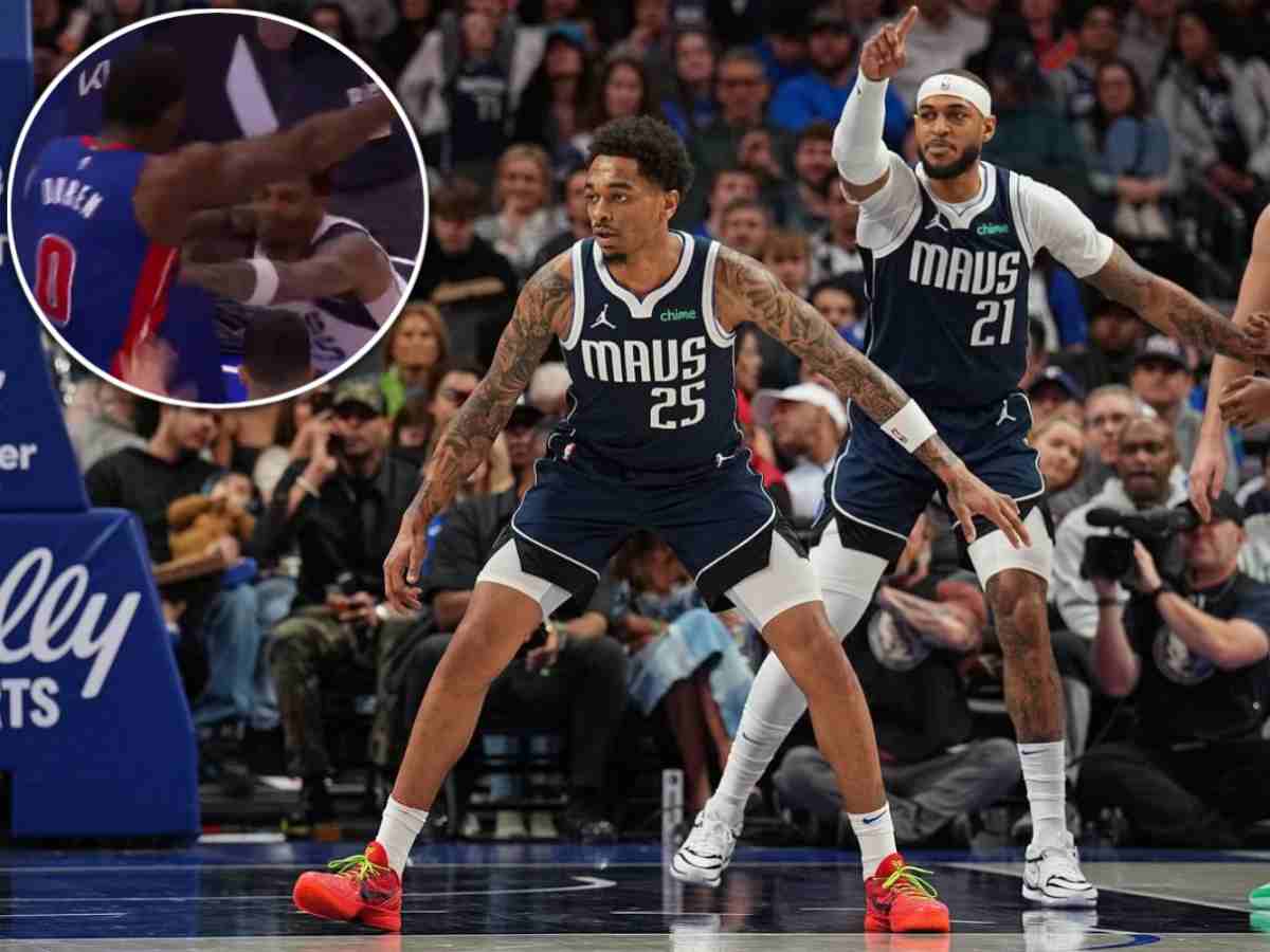 WATCH Brawl erupts during Mavs vs. Pistons game as PJ Washington and