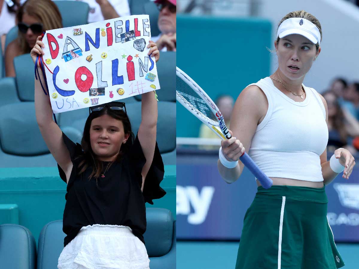 “Playing in front of thousand of my best friends,” Danielle Collins receives overwhelming crowd support at the Miami Open finals against Elena Rybakina