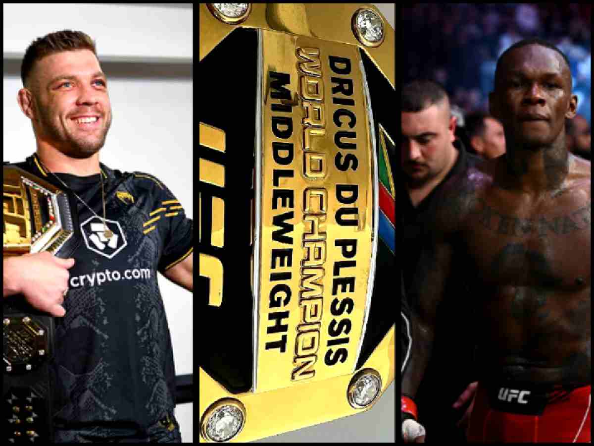 Newly minted champ Dricus Du Plessis versus Israel Adesanya for the middleweight gold