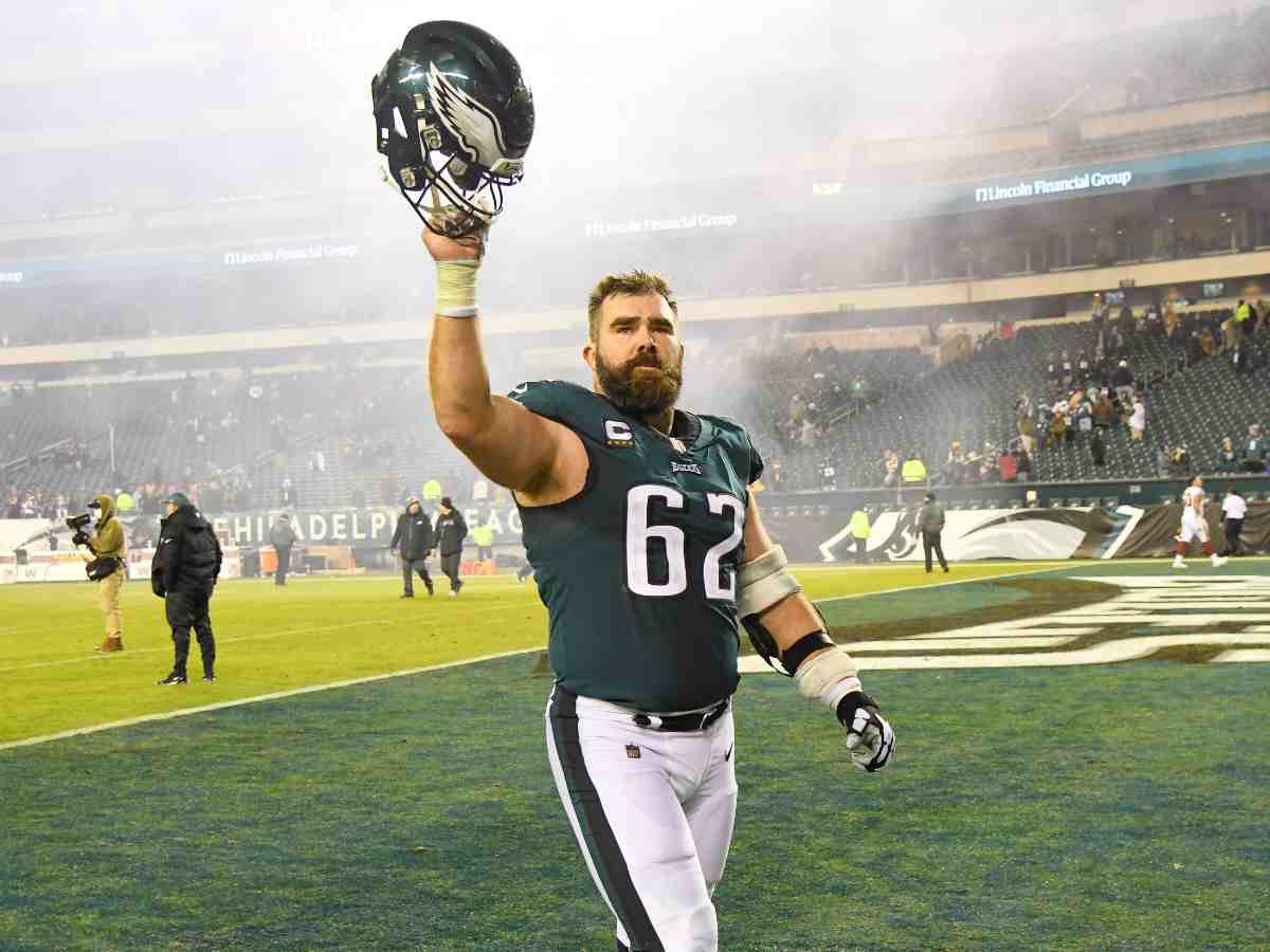 Jason Kelce all smiles with brother Travis after Cavaliers’ tribute video for him following emotional retirement