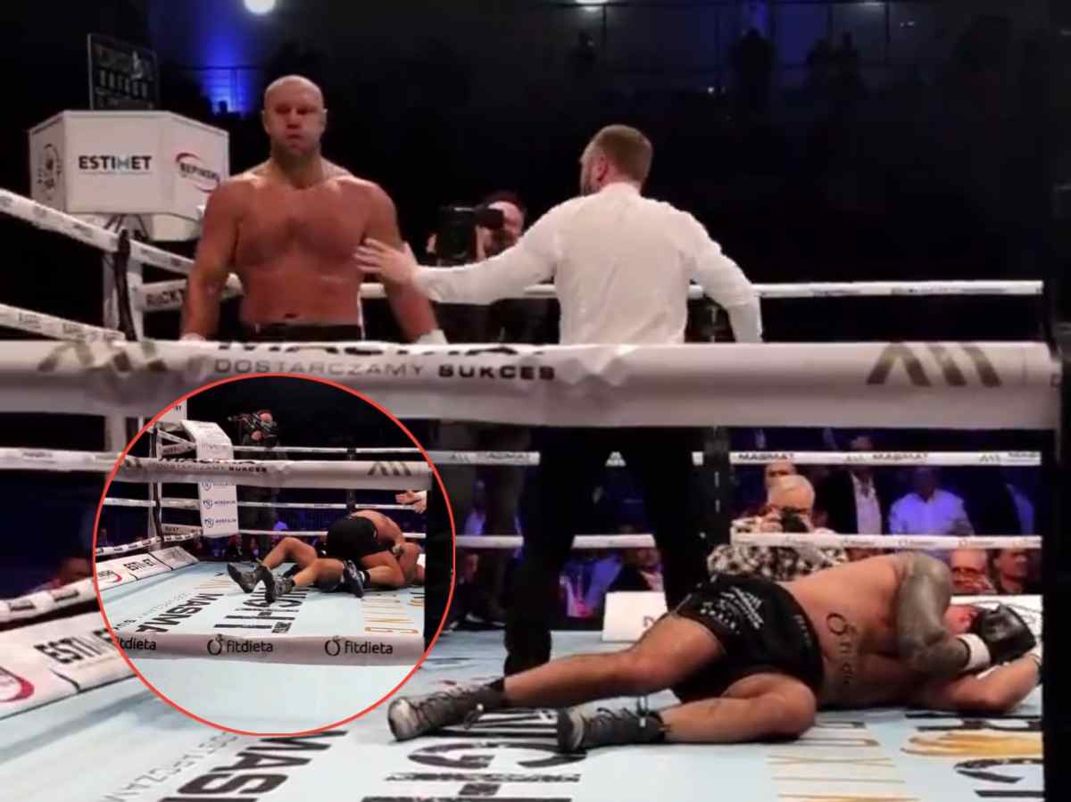 WATCH: “Suspend him for life” – Boxing match GOES WRONG after MMA fighter takes down and elbows opponent earning wrath of fans