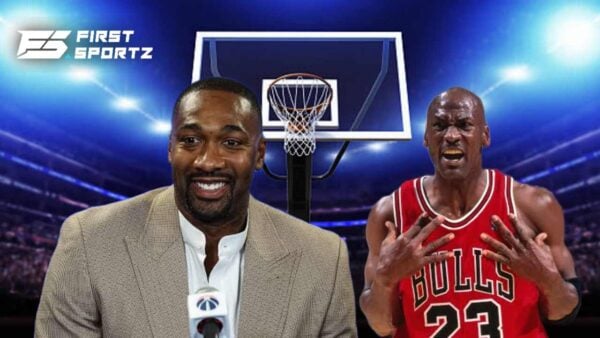 Gilbert Arenas and Michael Jordan