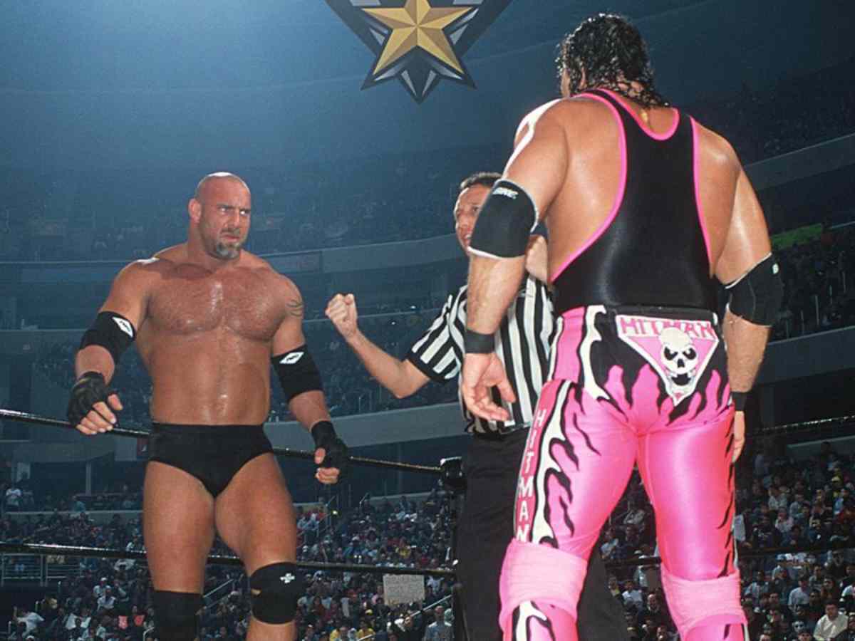 Goldberg and Bret Hart