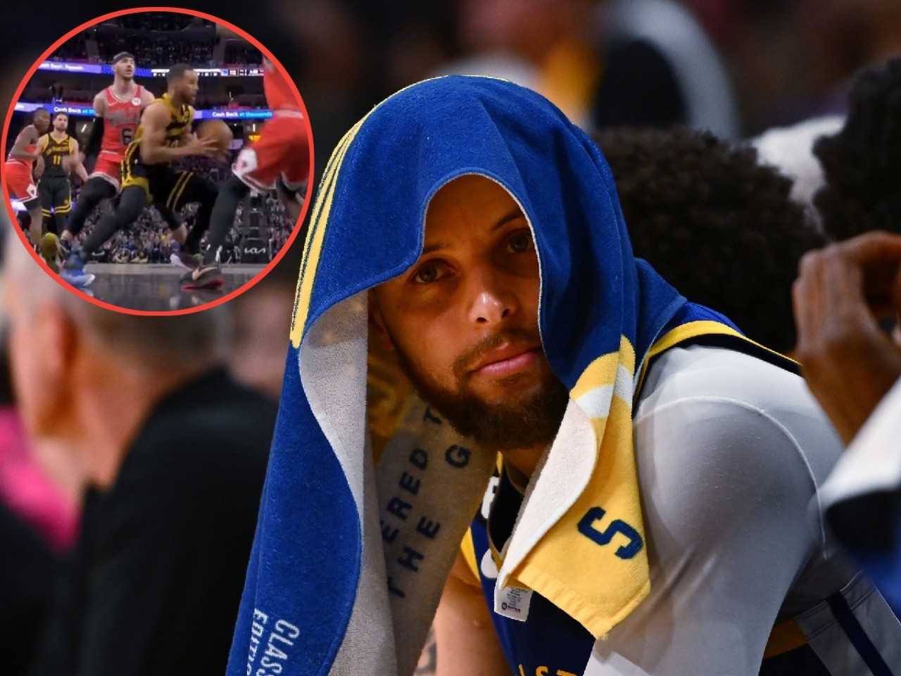 WATCH: Closer look at Stephen Curry’s DEVASTATING ankle roll that forced star to be benched 