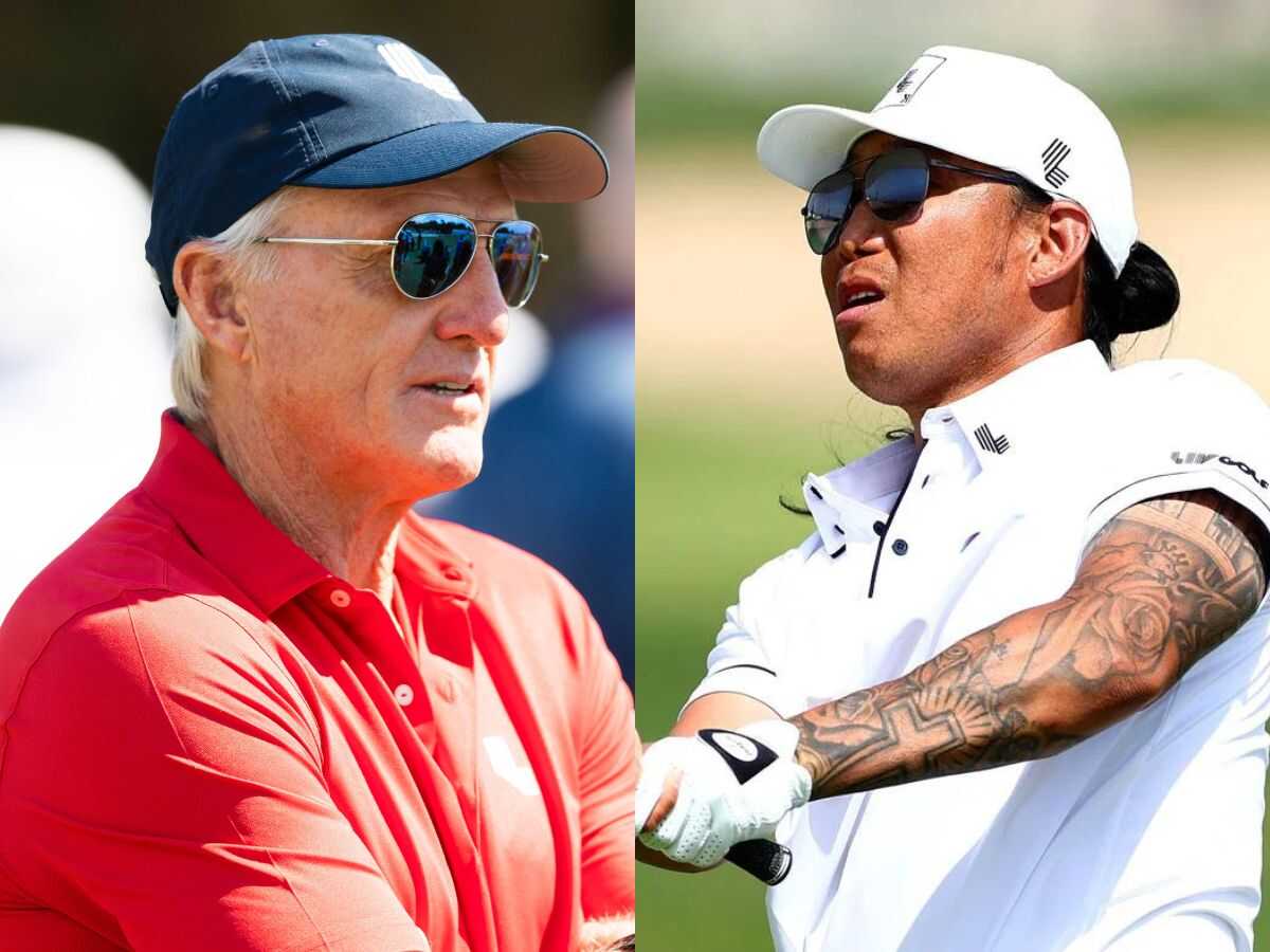 Greg Norman and Anthony Kim [Image Credit: Imago/Golf Magazine]