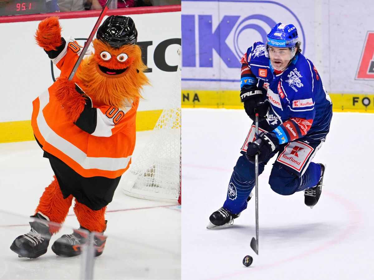 Flyers’ mascot Gritty jokingly admits to being involved in Penguins’ stolen bobbleheads of Jaromir Jagr