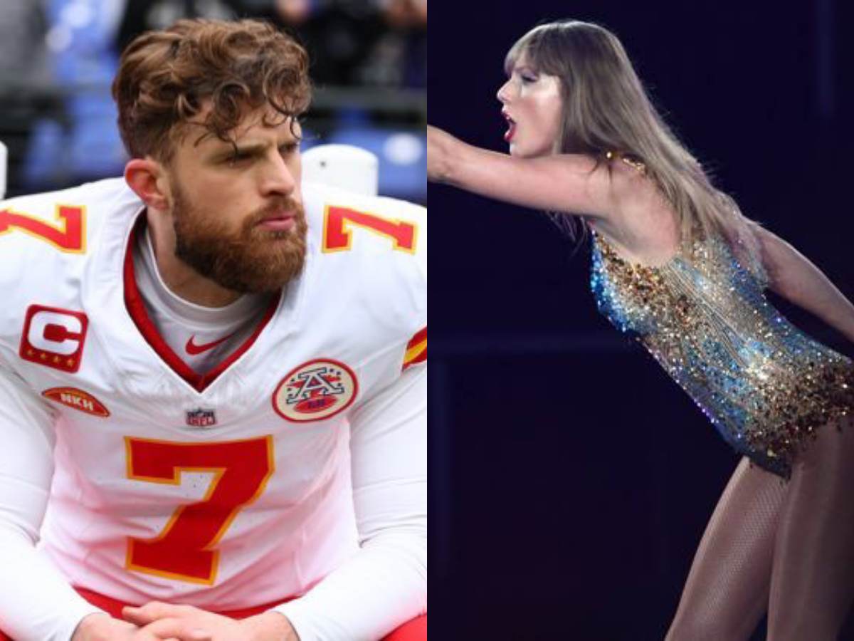 “I wouldn’t say I’m a Swiftie!” Chiefs kicker Harrison Butker shares his BOLD opinion of Travis Kelce’s girlfriend Taylor Swift