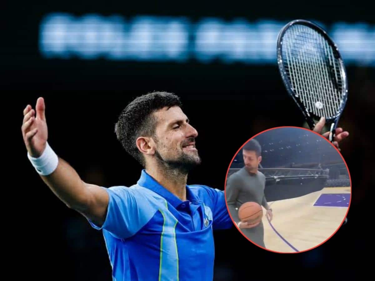 WATCH: Novak Djokovic flexes immaculate basketball skills while he focuses on time away from tennis