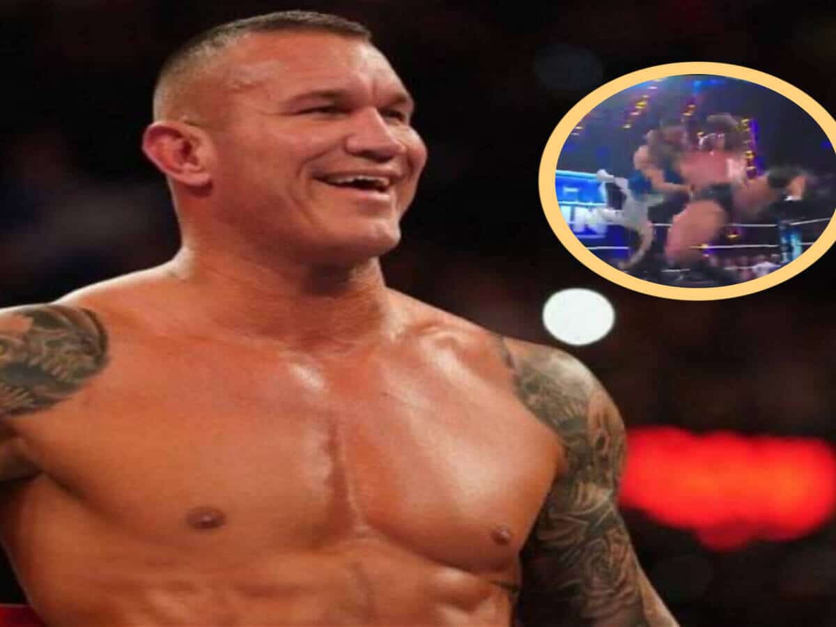 Austin Theory oversells Randy Orton's RKO after stunner