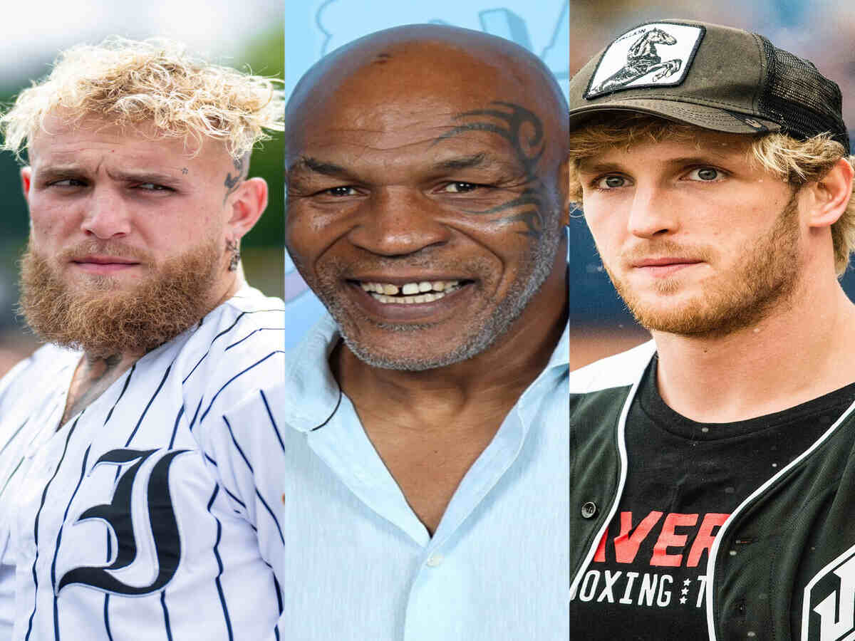 Jake Paul, Mike Tyson, and Logan Paul