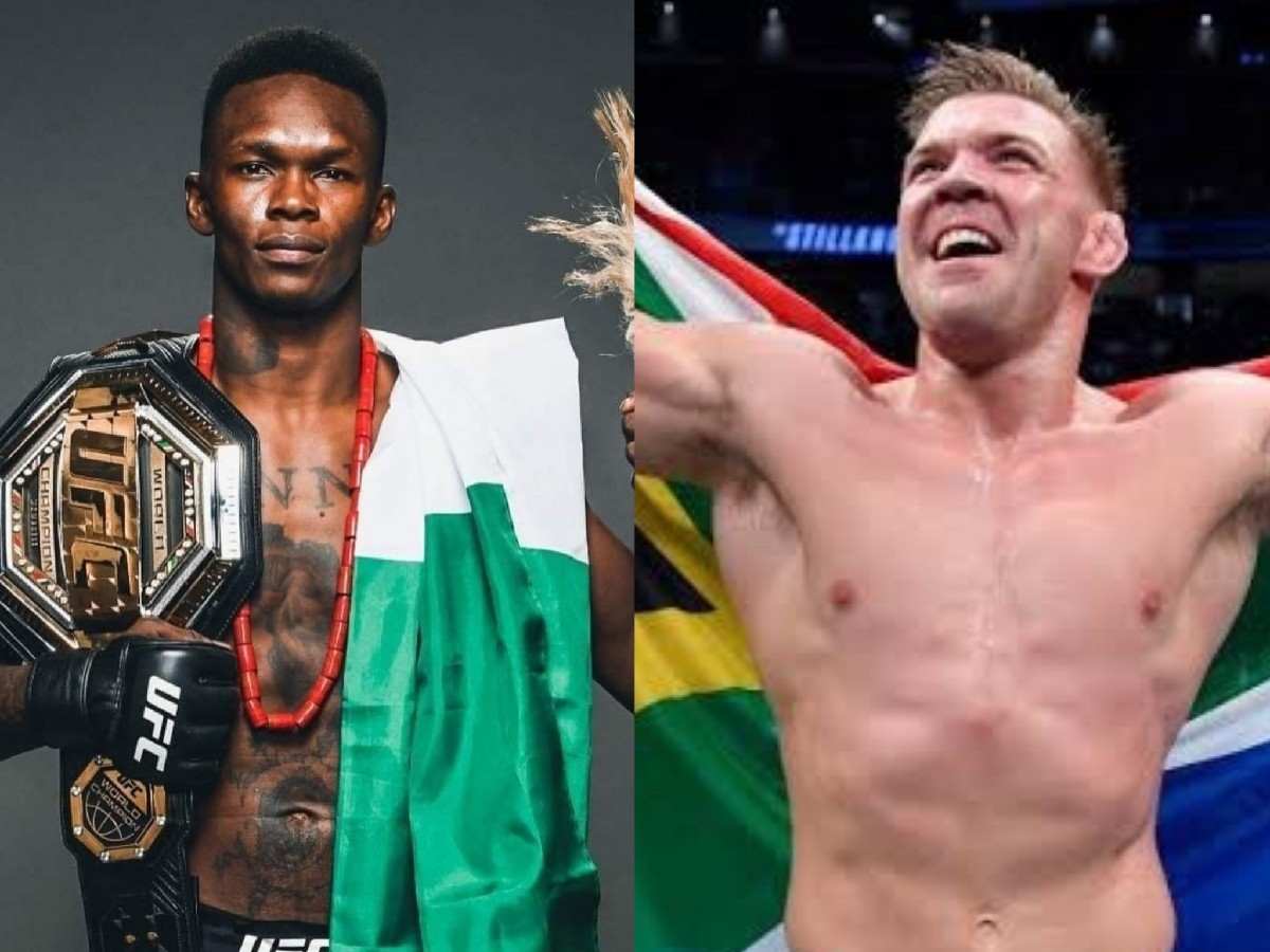 Israel Adesanya (L) - Dricus Du Plessis (R)