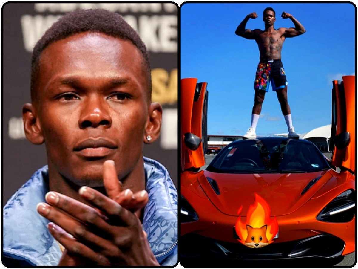 Israel Adesanya gifted luxury cars to both his parents during the build-up of one of his matches