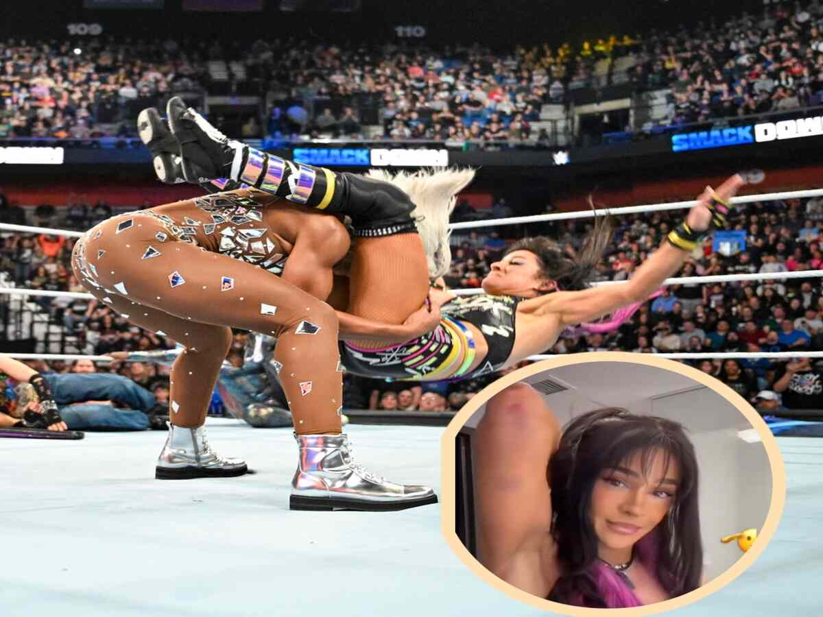 WATCH: Dakota Kai shows off her battle scars after SmackDown match against Bianca Belair